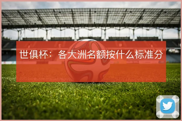世俱杯:各大洲名额按什么标准分